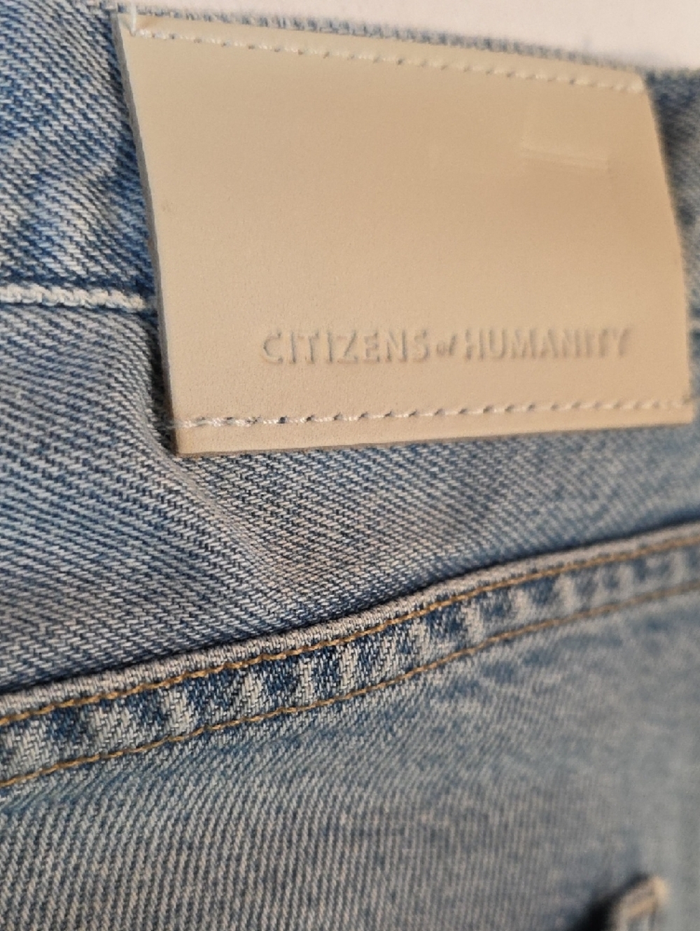 NWOT $248 CITIZENS OF HUMANITY ANNINA TROUSER STYLE JEANS IN LT. BLUE WASH W27 - Picture 10 of 12